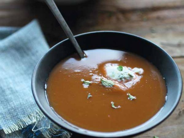 Krem juha od batata i graha