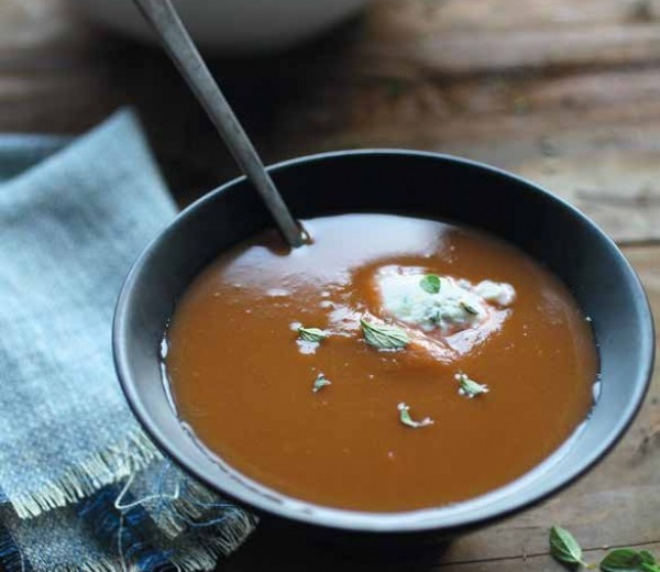Krem juha od batata i graha